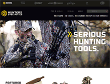 Tablet Screenshot of hunterspec.com